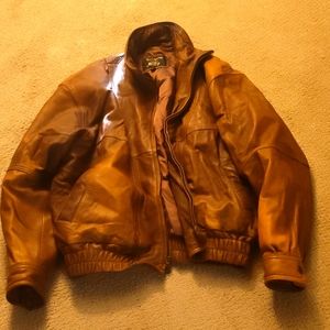 Exclusivos Baez genuine leather jacket